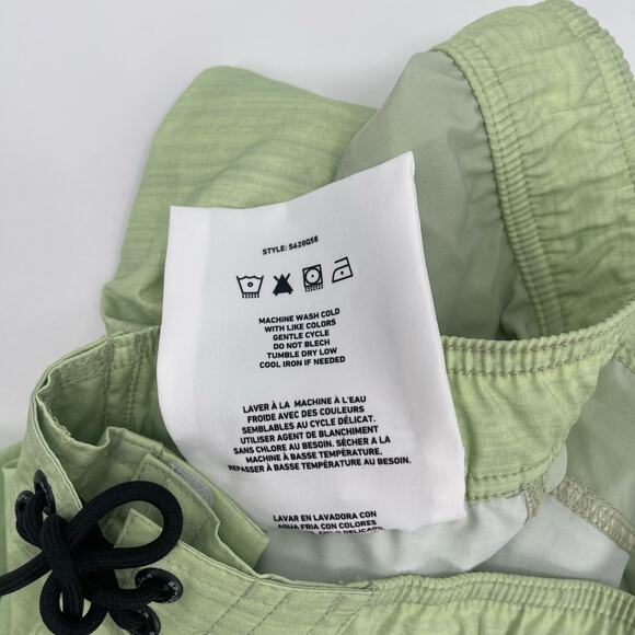 SPYDER Swim Shorts XL Trunks No Lining Green Men's UV Protection Surf Sand Sun - Picture 4 of 12